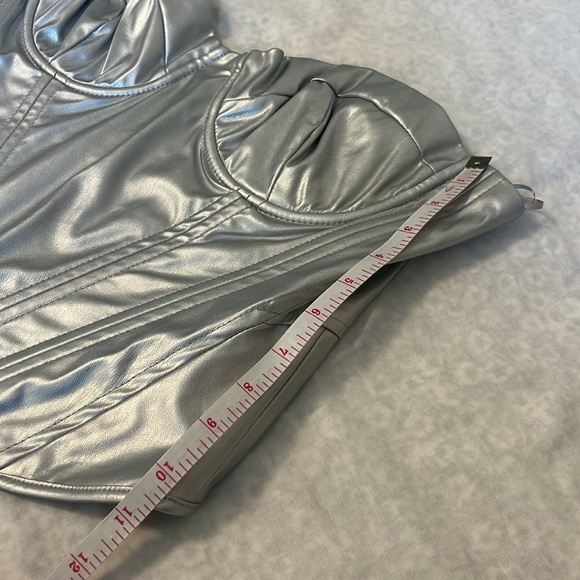 Fashion Nova Bae for Tonight Faux Leather Corset Top - Picture 11 of 13